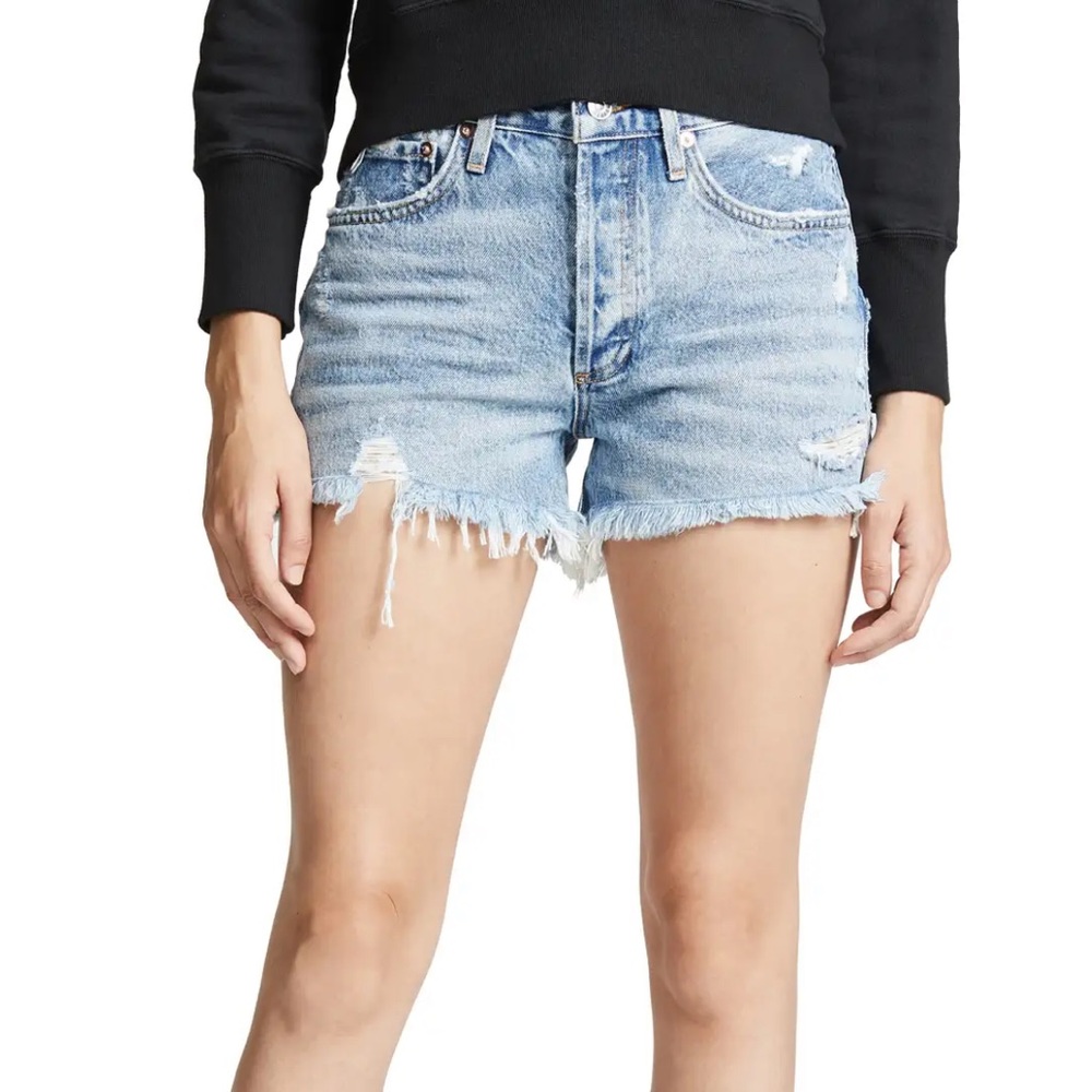 Agolde Parker Vintage Cutoff High Waist Shorts